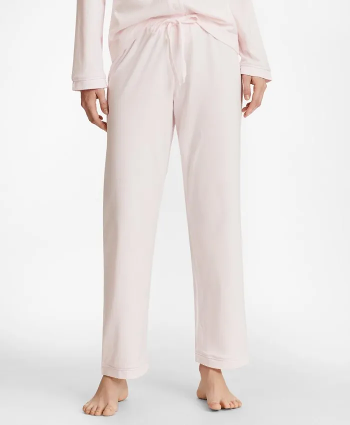 Brooks Brothers Sleepwear LogoEmbroidered Pima Cotton Interlock Jersey Pajama Set Pink 8211 Women Brooks Brothers Sleepwear LogoEmbroidered Pima Cotton Interlock Jersey Pajama Set Pink 8211 Women
