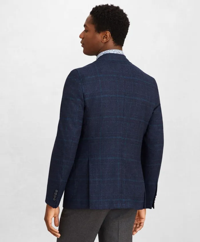 Brooks Brothers Sport Coats and Vests Golden Fleece BrooksCloud Plaid Sport Coat Navy 8211 Men Brooks Brothers Sport Coats and Vests Golden Fleece BrooksCloud Plaid Sport Coat Navy 8211 Men
