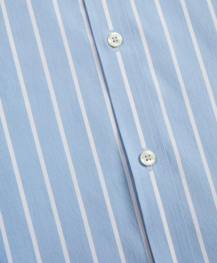 Brooks Brothers Sport Shirts Madison ClassicFit Sport Shirt Performance Series With COOLMAX Ground Stripe Vista Blue 8211 Men Brooks Brothers Sport Shirts Madison ClassicFit Sport Shirt Performance Series With COOLMAX Ground Stripe Vista Blue 8211 Men