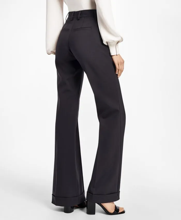 Brooks Brothers Suit Separates Cuffed WideLeg Tuxedo Pants Black 8211 Women Brooks Brothers Suit Separates Cuffed WideLeg Tuxedo Pants Black 8211 Women