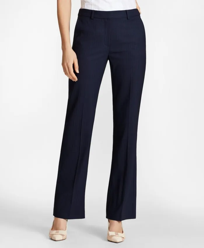 Brooks Brothers Suit Separates Pinstripe BrooksCool Merino Wool Pants Navy 8211 Women Brooks Brothers Suit Separates Pinstripe BrooksCool Merino Wool Pants Navy 8211 Women