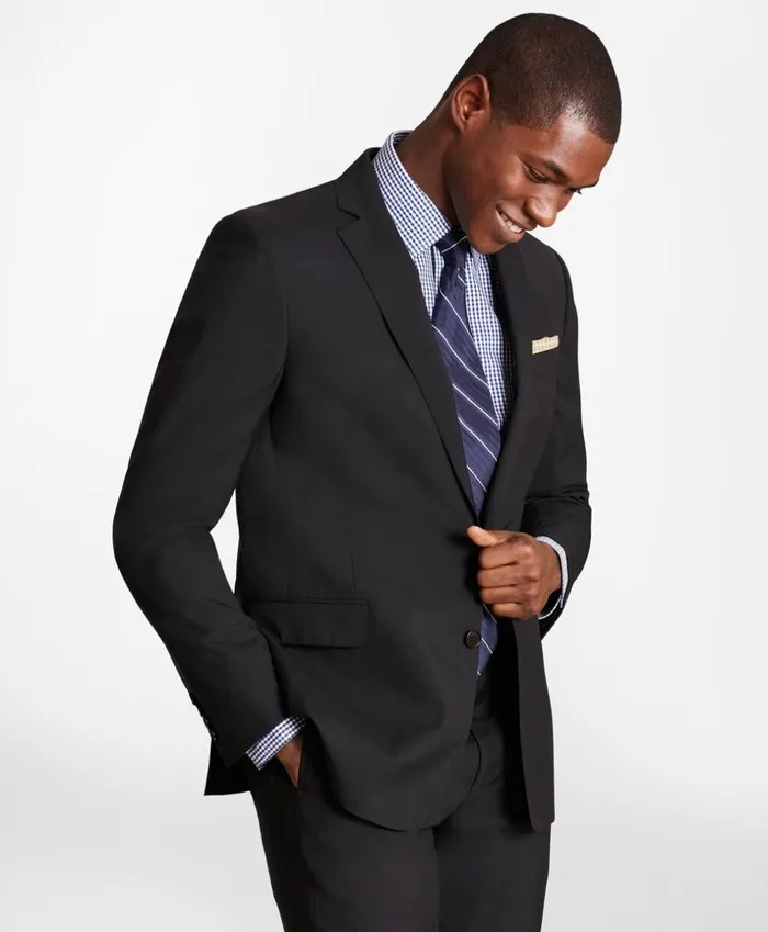 Brooks Brothers Suits BrooksGate RegentFit Wool Suit Jacket Black 8211 Men Brooks Brothers Suits BrooksGate RegentFit Wool Suit Jacket Black 8211 Men