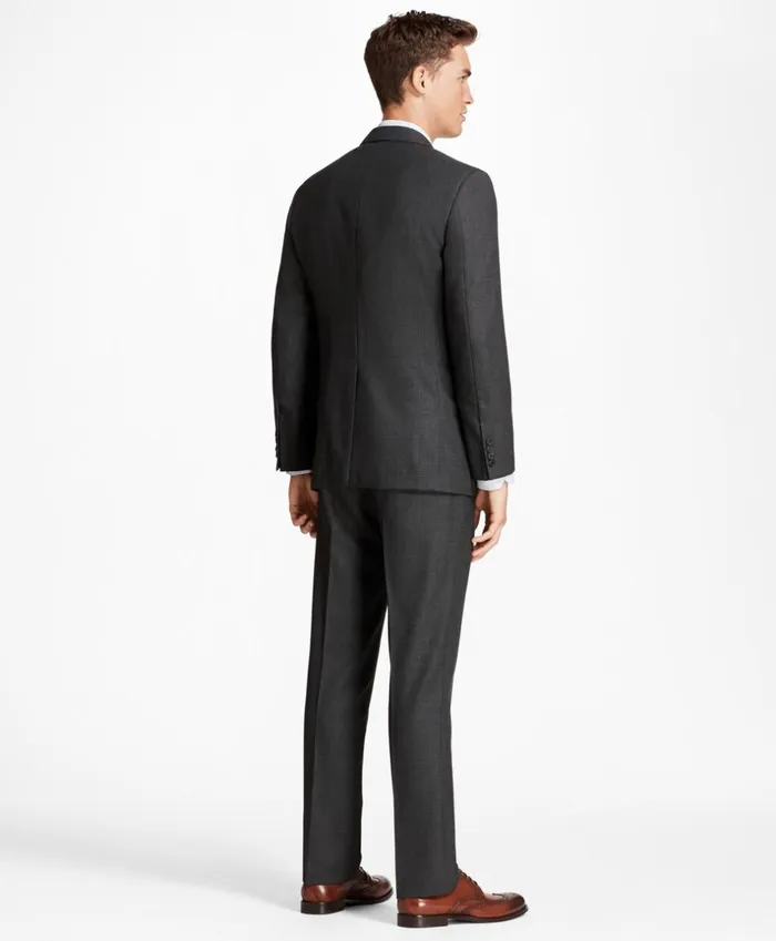 Brooks Brothers Suits Golden Fleece Regent Fit MicroPlaid Suit Grey 8211 Men Brooks Brothers Suits Golden Fleece Regent Fit MicroPlaid Suit Grey 8211 Men