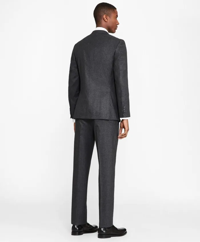 Brooks Brothers Suits Milano Fit Stretch Flannel 1818 Suit Charcoal 8211 Men Brooks Brothers Suits Milano Fit Stretch Flannel 1818 Suit Charcoal 8211 Men