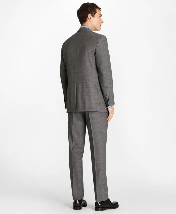 Brooks Brothers Suits Regent Fit Blue Windowpane 1818 Suit Grey 8211 Men Brooks Brothers Suits Regent Fit Blue Windowpane 1818 Suit Grey 8211 Men
