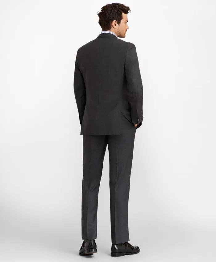 Brooks Brothers Suits Regent Fit Plaid 1818 Suit Charcoal 8211 Men Brooks Brothers Suits Regent Fit Plaid 1818 Suit Charcoal 8211 Men