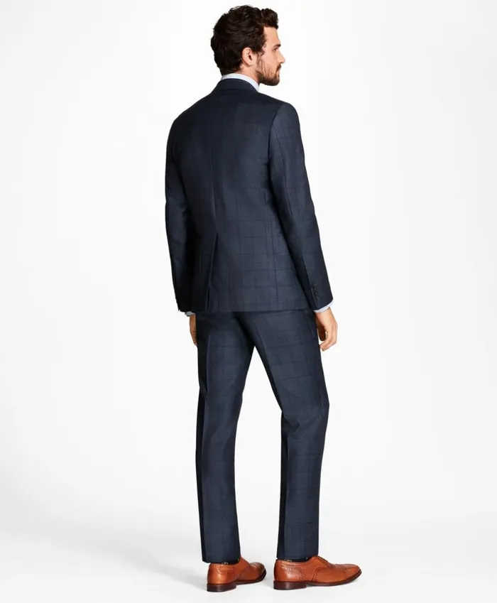 Brooks Brothers Suits Regent Fit Plaid 1818 Suit Charcoalblue 8211 Men Brooks Brothers Suits Regent Fit Plaid 1818 Suit Charcoalblue 8211 Men