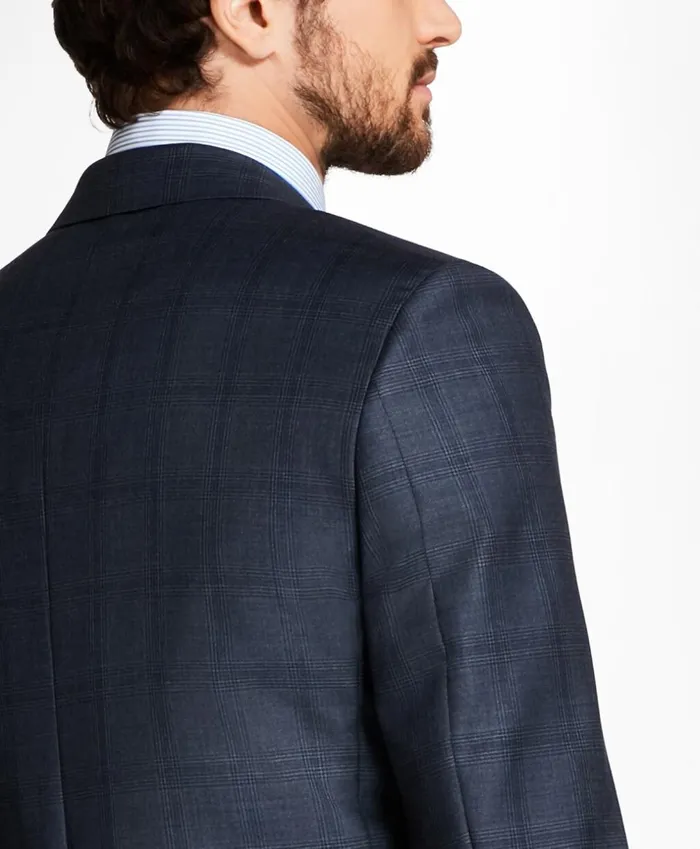 Brooks Brothers Suits Regent Fit Plaid 1818 Suit Charcoalblue 8211 Men Brooks Brothers Suits Regent Fit Plaid 1818 Suit Charcoalblue 8211 Men