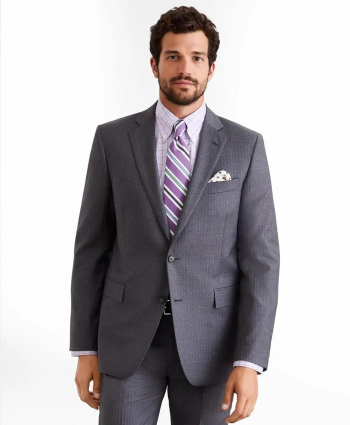 Brooks Brothers Suits Regent Fit TwoButton Grey Stripe 1818 Suit Grey 8211 Men Brooks Brothers Suits Regent Fit TwoButton Grey Stripe 1818 Suit Grey 8211 Men