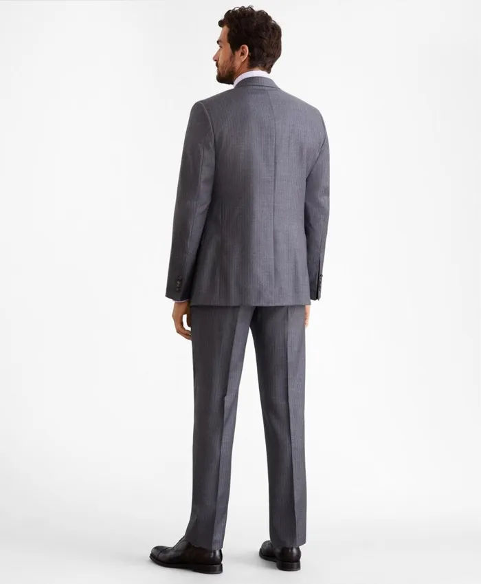 Brooks Brothers Suits Regent Fit TwoButton Grey Stripe 1818 Suit Grey 8211 Men Brooks Brothers Suits Regent Fit TwoButton Grey Stripe 1818 Suit Grey 8211 Men