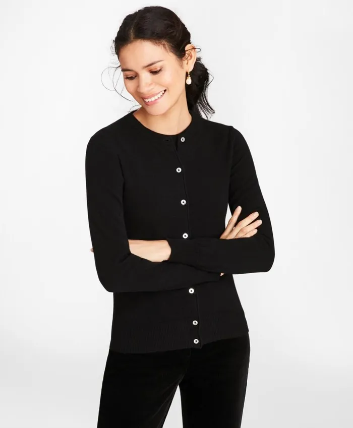 Brooks Brothers Sweaters Cashmere Cardigan Black 8211 Women