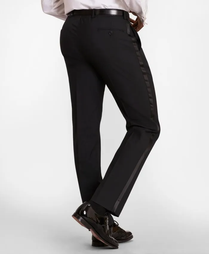 Brooks Brothers Tuxedo Shop BrooksGate RegentFit Wool Tuxedo Pants Black 8211 Men Brooks Brothers Tuxedo Shop BrooksGate RegentFit Wool Tuxedo Pants Black 8211 Men