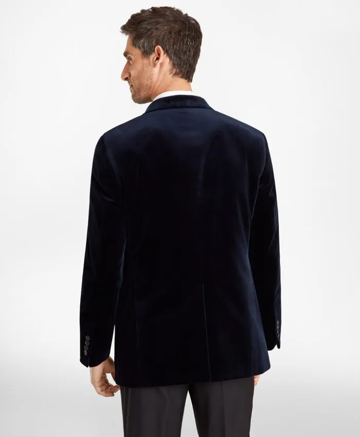 Brooks Brothers Tuxedo Shop Madison Fit Velvet Tuxedo Jacket Navy 8211 Men Brooks Brothers Tuxedo Shop Madison Fit Velvet Tuxedo Jacket Navy 8211 Men