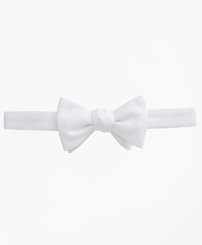 Brooks Brothers Tuxedo Shop Pique PreTied Bow Tie White 8211 Men