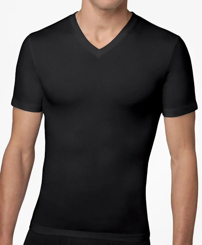 Brooks Brothers Underwear and Socks Spanx Cotton Compression VNeck Black 8211 Men Brooks Brothers Underwear and Socks Spanx Cotton Compression VNeck Black 8211 Men