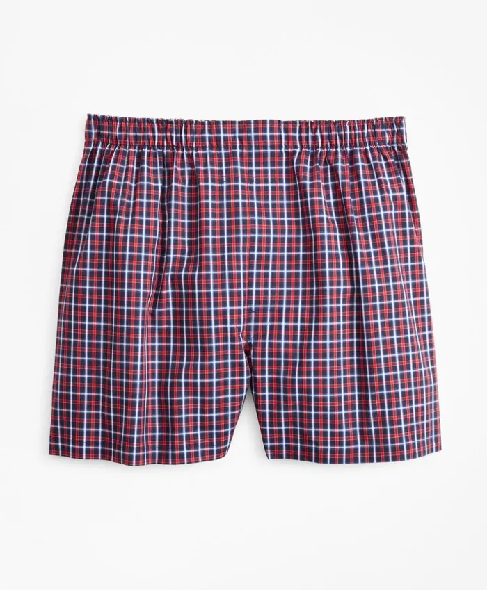 Brooks Brothers Underwear and Socks Traditional Fit MultiCheck Boxers Red 8211 Men Brooks Brothers Underwear and Socks Traditional Fit MultiCheck Boxers Red 8211 Men