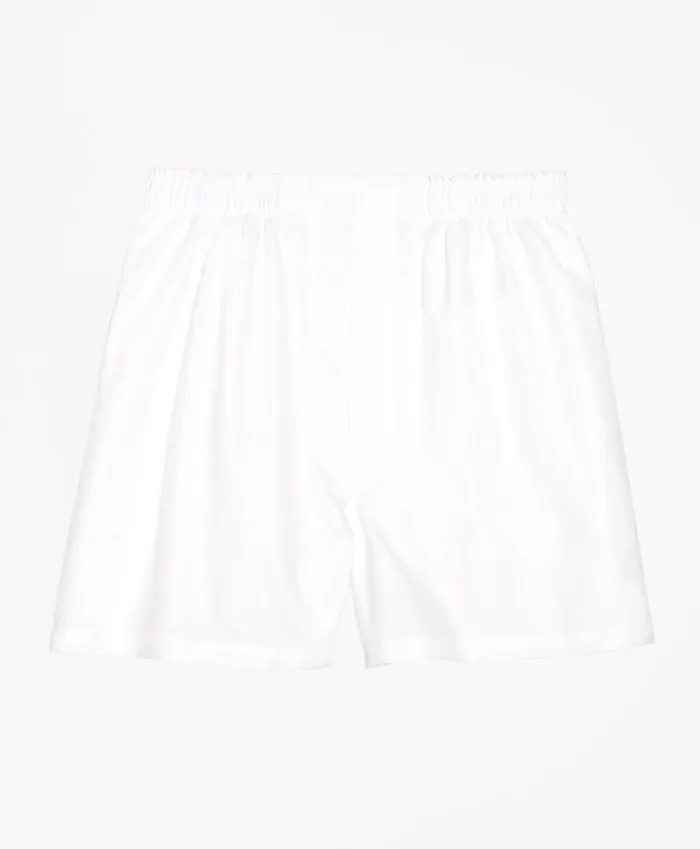 Brooks Brothers Underwear and Socks Traditional Fit Oxford Boxers White 8211 Men Brooks Brothers Underwear and Socks Traditional Fit Oxford Boxers White 8211 Men