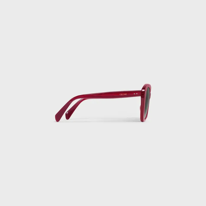 Butterfly S270 Sunglasses In Acetate Milky Burgundy Women CELINE SUNGLASSES Butterfly S270 Sunglasses In Acetate Milky Burgundy Women CELINE SUNGLASSES