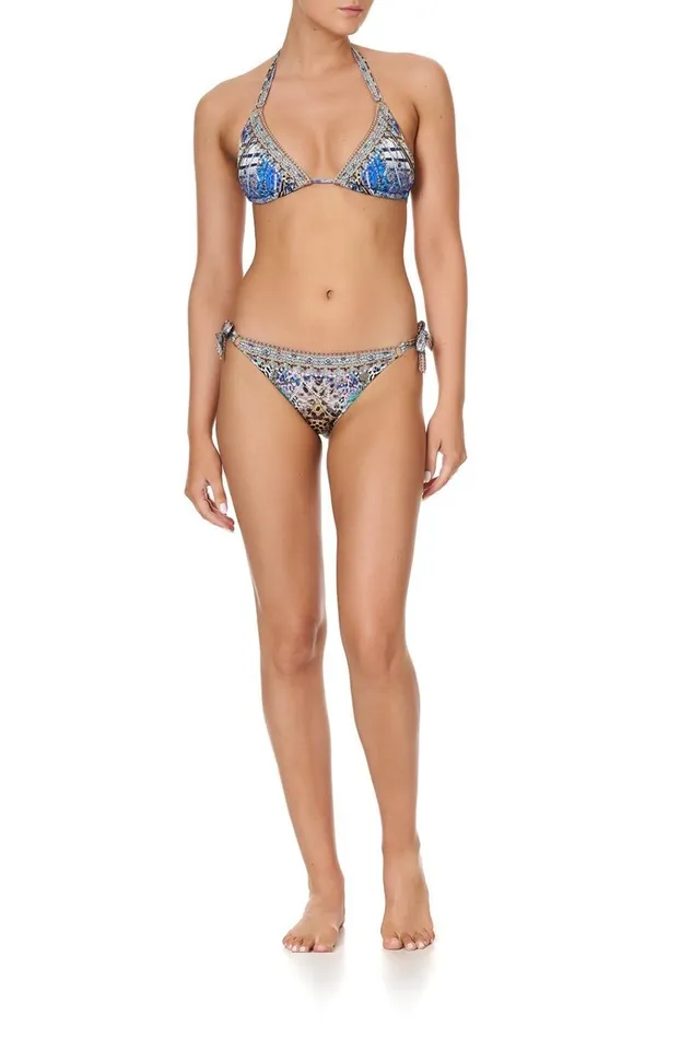 Camilla Bikinis Women Ring Tie Side Pant Animal Army