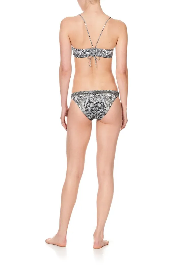 Camilla Bikinis Women V Neck Rouched Back Crop Top One Tribe