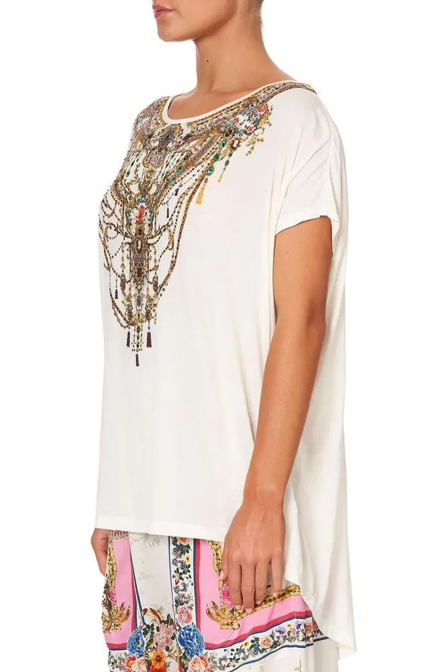 Camilla Extended Sizes Women Loose Fit Tee By The Meadow