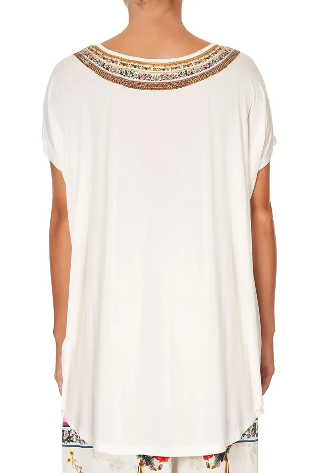 Camilla Extended Sizes Women Loose Fit Tee By The Meadow