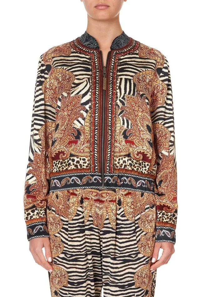 Camilla Jackets Women Bomber Jacket Wild Fire
