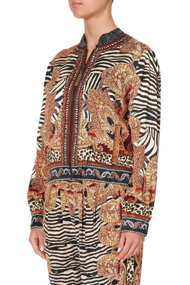Camilla Jackets Women Bomber Jacket Wild Fire