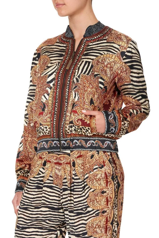Camilla Jackets Women Bomber Jacket Wild Fire