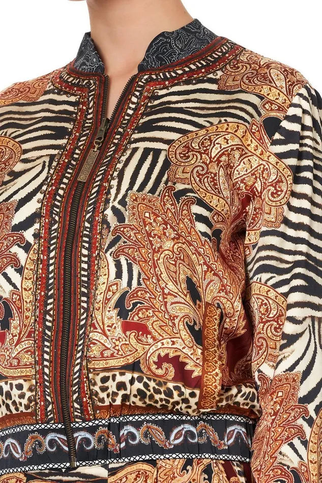 Camilla Jackets Women Bomber Jacket Wild Fire