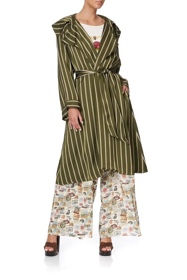 Camilla Jackets Women Loose Longline Trench Among The Gumtrees