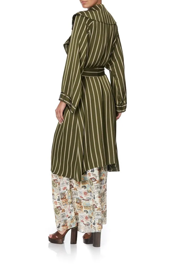 Camilla Jackets Women Loose Longline Trench Among The Gumtrees