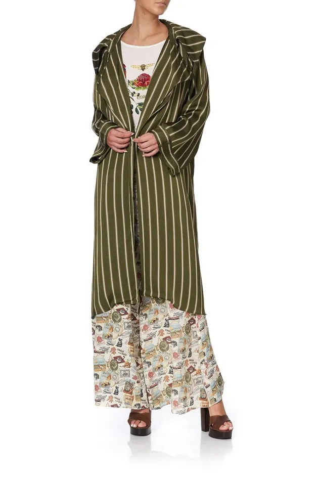 Camilla Jackets Women Loose Longline Trench Among The Gumtrees