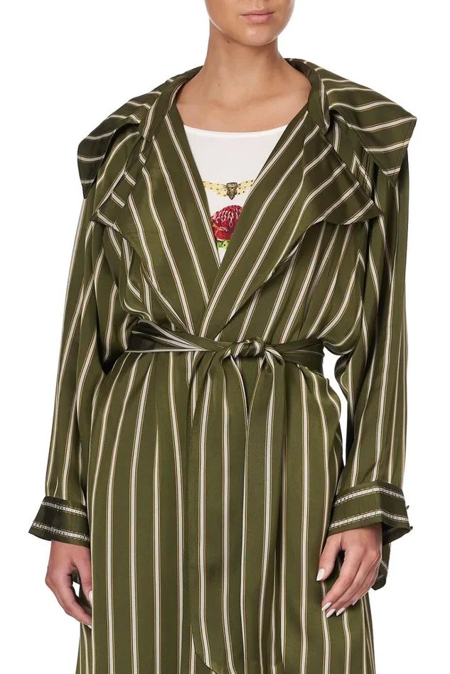Camilla Jackets Women Loose Longline Trench Among The Gumtrees