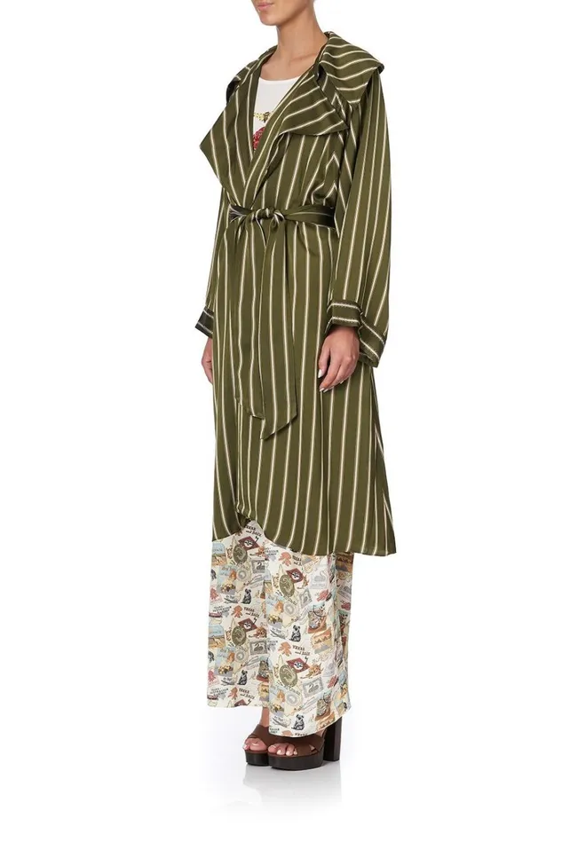 Camilla Jackets Women Loose Longline Trench Among The Gumtrees