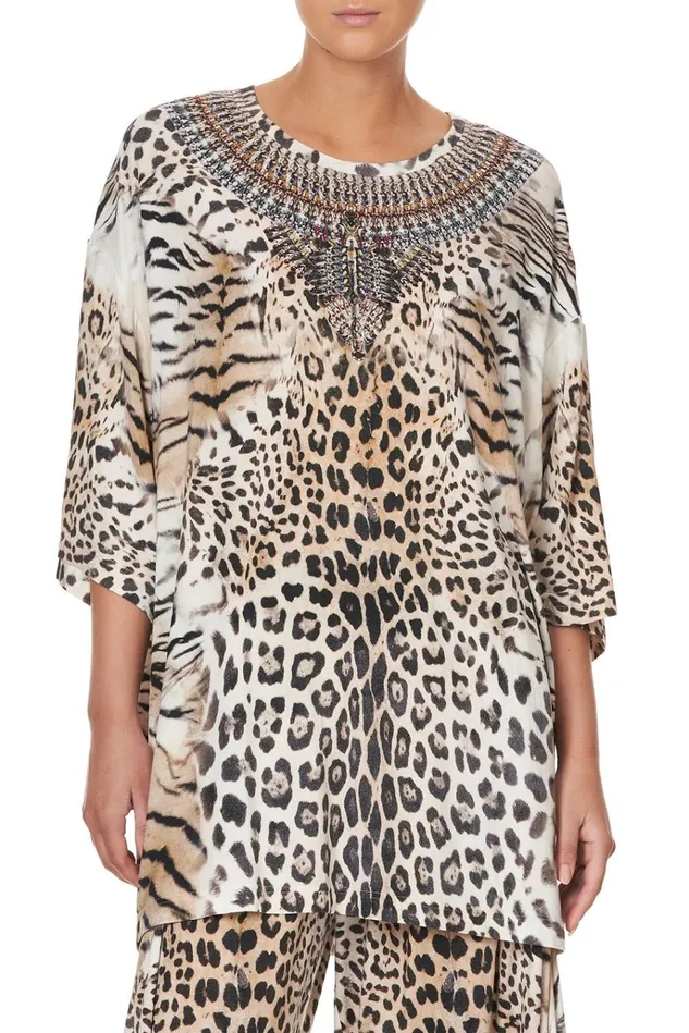 Camilla Loungewear Women Super Oversized Tee Jaguar