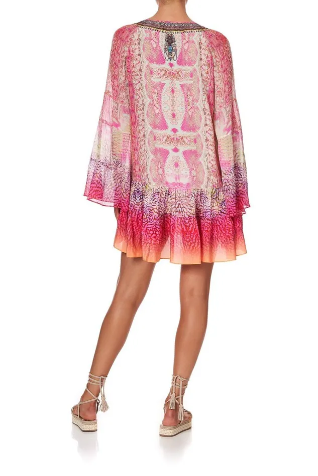 Camilla Mini Dresses Women ALine Gathered Panel Dress Serpentine Dreams