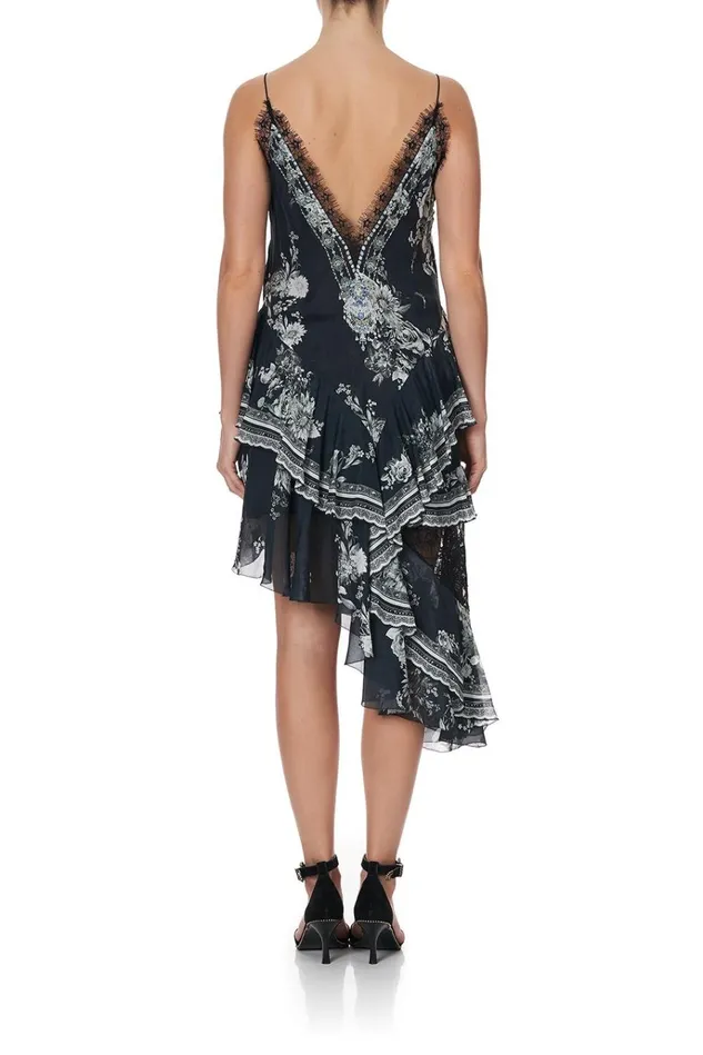 Camilla Mini Dresses Women Layered Asymmetrical Dress Moonshine Bloom