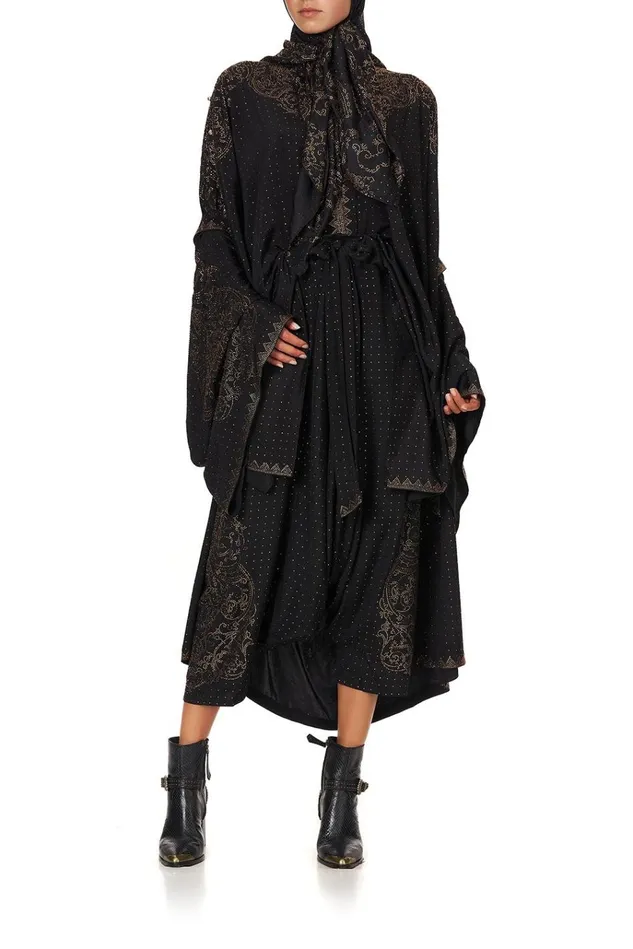 Camilla Modest Clothing Women Harem Pants Luxe Black
