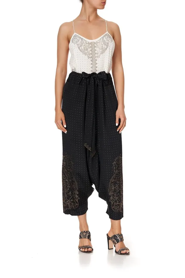 Camilla Modest Clothing Women Harem Pants Luxe Black