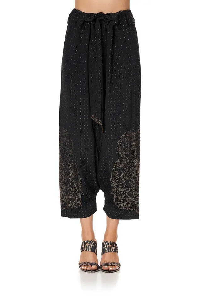 Camilla Modest Clothing Women Harem Pants Luxe Black
