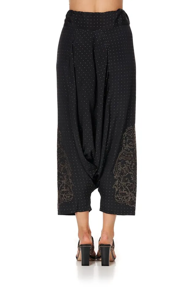 Camilla Modest Clothing Women Harem Pants Luxe Black