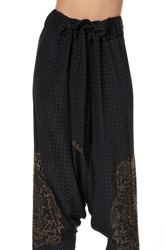 Camilla Modest Clothing Women Harem Pants Luxe Black