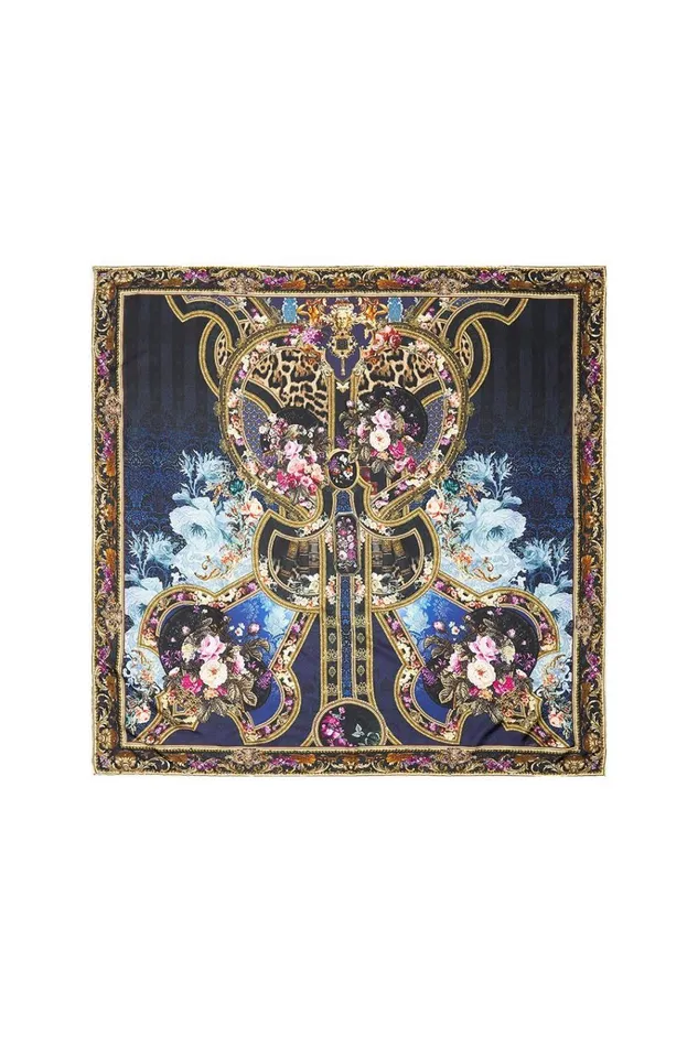 Camilla Modest Clothing Women Large Square Scarf Fields Of Treasure