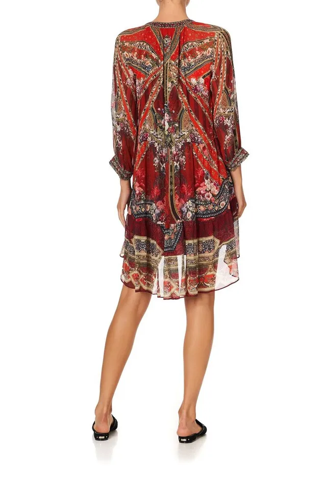 Camilla Party Dresses Women Short Gathered Panel Dress Stories Of A Station