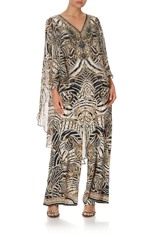 Camilla Playsuits and Jumpsuits Women Flared Jumpsuit With Overlay Night Waiting For Day