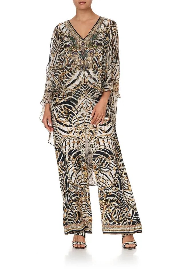 Camilla Playsuits and Jumpsuits Women Flared Jumpsuit With Overlay Night Waiting For Day