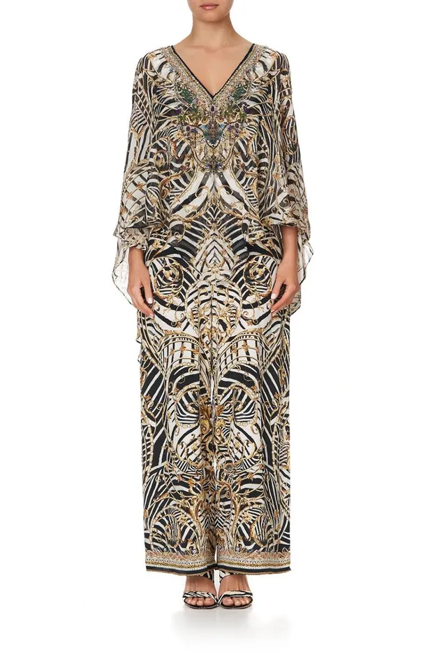 Camilla Playsuits and Jumpsuits Women Flared Jumpsuit With Overlay Night Waiting For Day