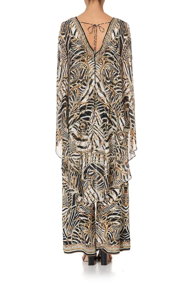 Camilla Playsuits and Jumpsuits Women Flared Jumpsuit With Overlay Night Waiting For Day