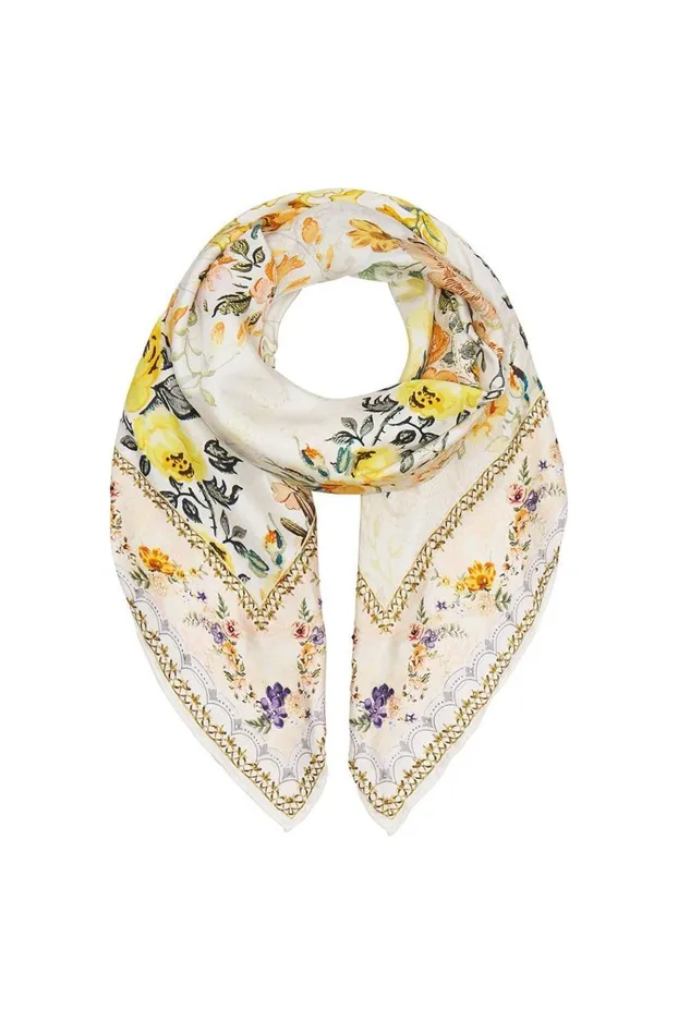 Camilla Scarves Women Large Square Scarf In The Hills Of Tuscany